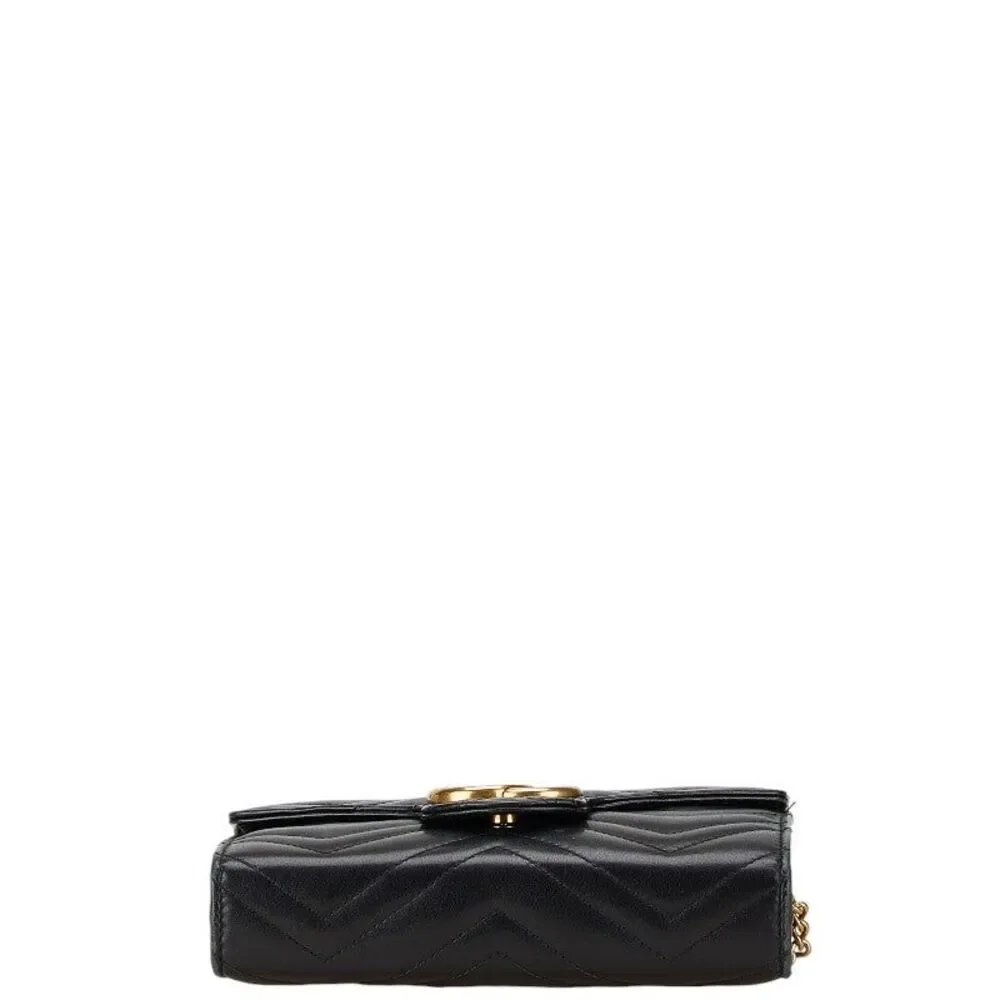 Gucci GG Marmont Chain Shoulder Wallet